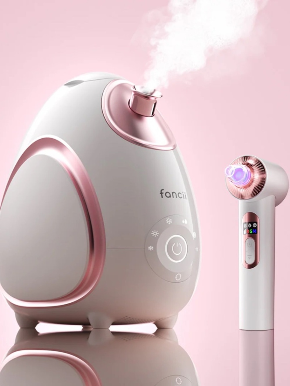 Fancii Pore-Parazzi Set | Rivo Facial Steamer NEW + Clara Microdermab Used once